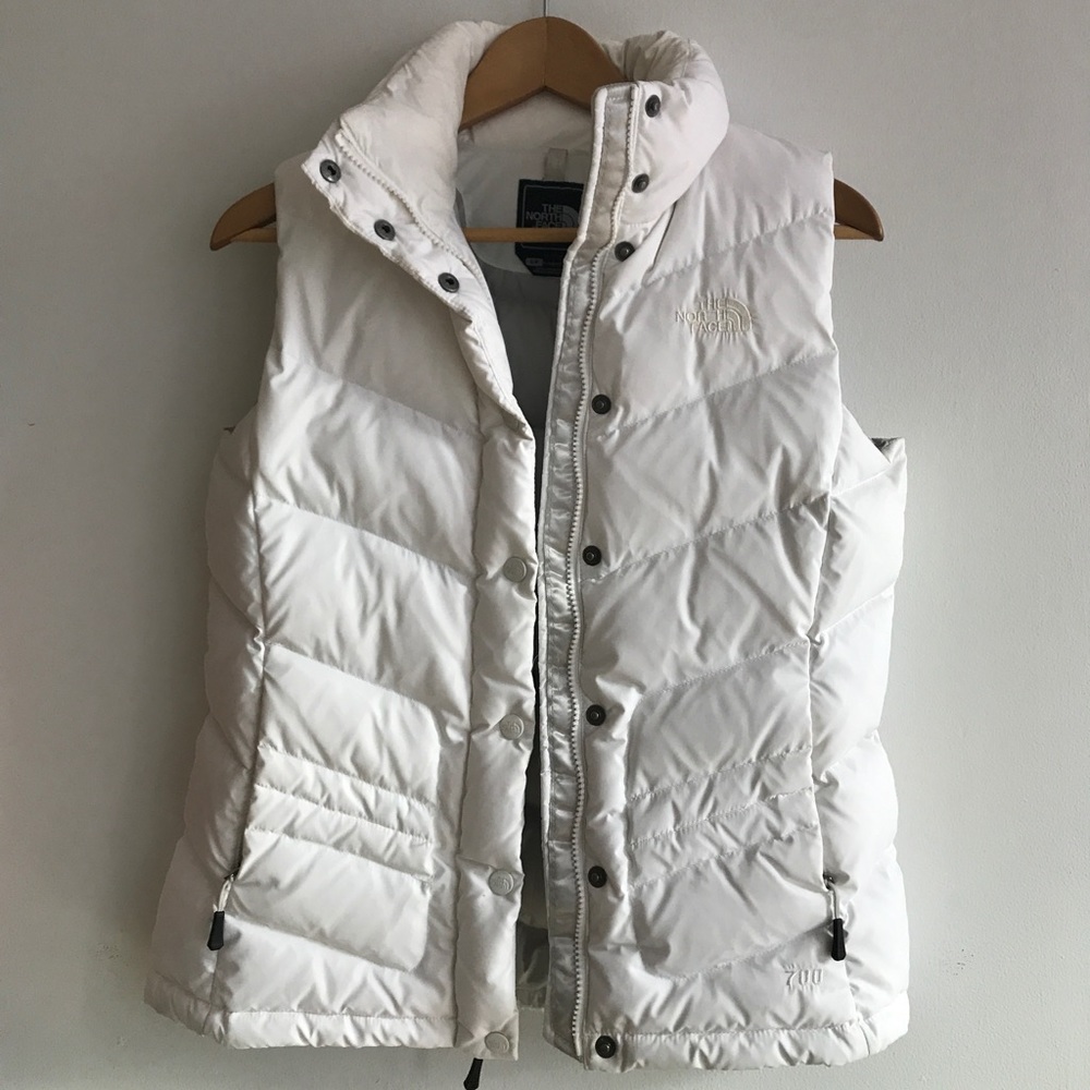 White North Face Vest